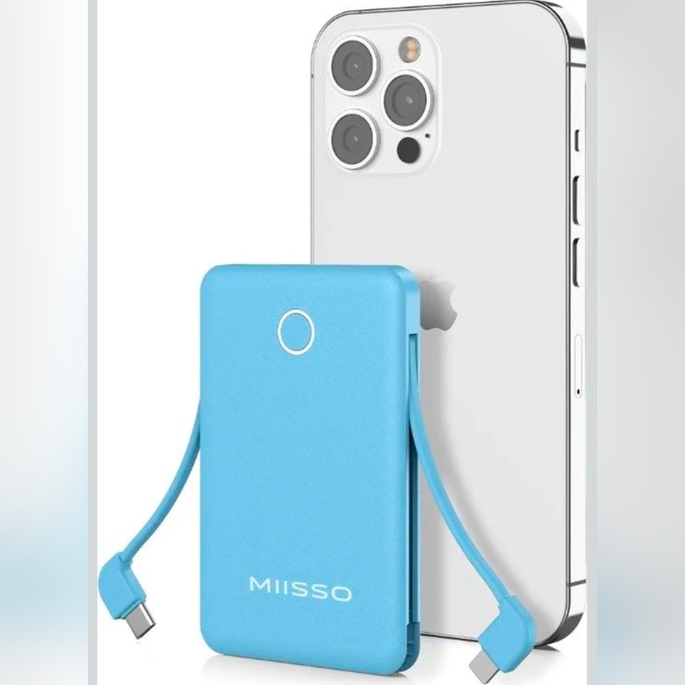 Blue MIISSO Portable Charger